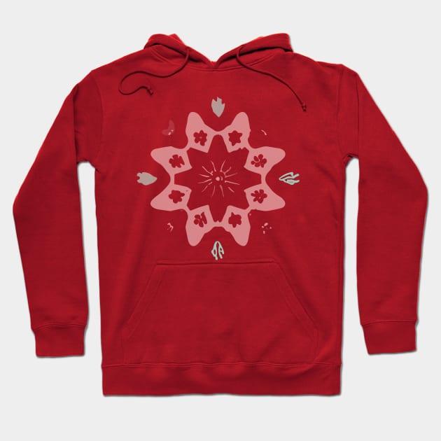 mandala Clamber Paint Hoodie by Martin Young
